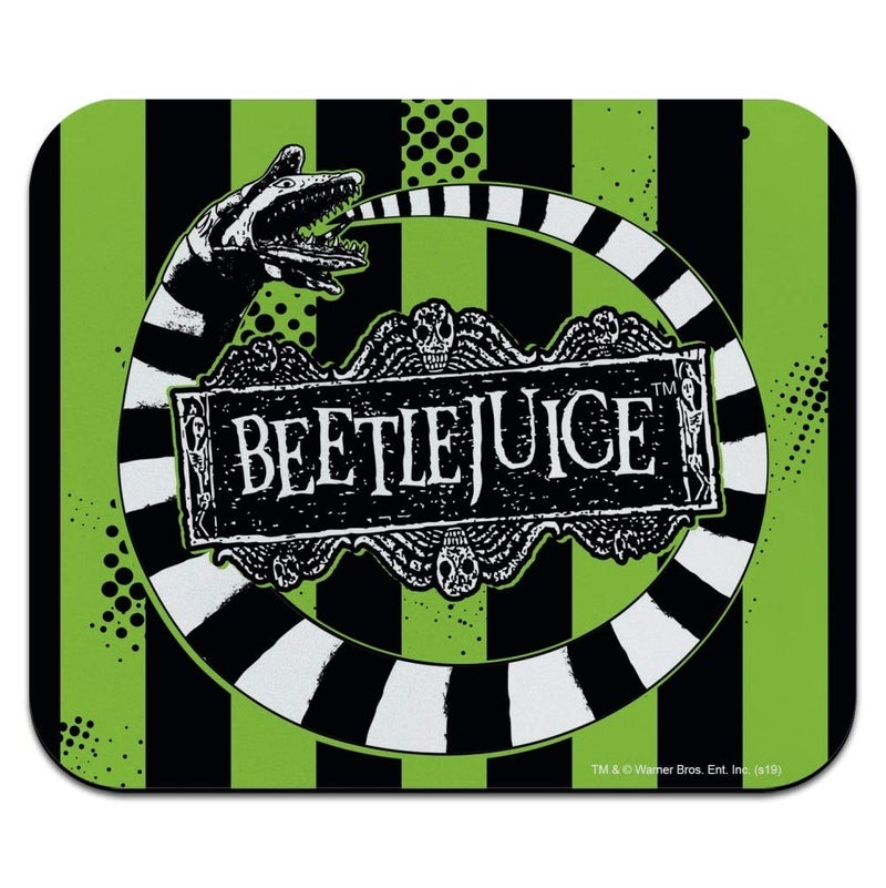 GRAPHICS & MORE Beetlejuice Beetle Worm Low Profile Thin Mouse Pad Mousepad - Image 1